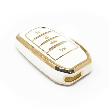 New-Aftermarket-Nano-High-Quality-Cover-For-Toyota-Remote-Key-4-Buttons-White-Color-A11J4H---Emirates-Keys