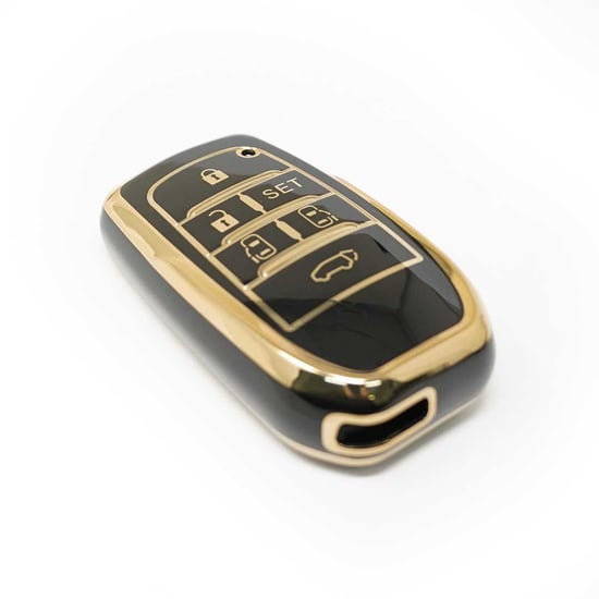 New-Aftermarket-Nano-High-Quality-Cover-For-Toyota-Remote-Key-6-Buttons-Black-Color-A11J6H---Emirates-Keys