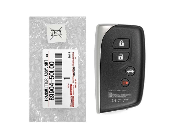 Brand-New-Lexus-LS460-2014-2017-Genuine-OEM-Smart-Key-Remote-4-Buttons-433MHz-89904-50L00,-89904-50L01---FCCID-:-B76EA---Emirates-Keys