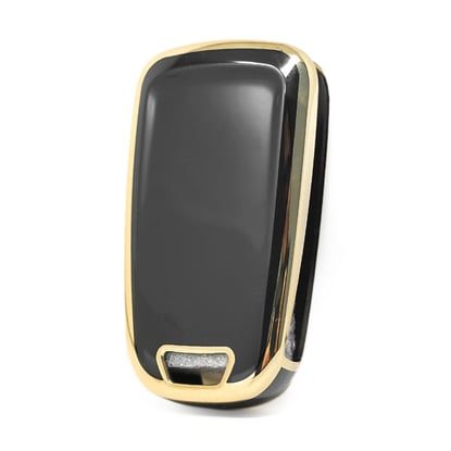 New-Aftermarket-Nano-High-Quality-Cover-For-Chevrolet-Opel-Flip-Remote-Key-3-Buttons-Black-Color---Emirates-Keys