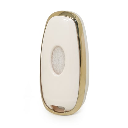 New-Aftermarket-Nano-High-Quality-Cover-For-Hyundai-Sonata-Remote-Key-4+1-Auto-Start-Buttons-White-Color---Emirates-Keys