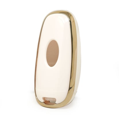 New-Aftermarket-Nano-High-Quality-Cover-For-Hyundai-Sonata-Remote-Key-3+1-Buttons-White-Color---Emirates-Keys