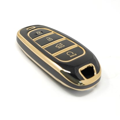 New-Aftermarket-Nano-High-Quality-Cover-For-Hyundai-Sonata-Remote-Key-4-Buttons-Auto-Start-Black-Color---Emirates-Keys