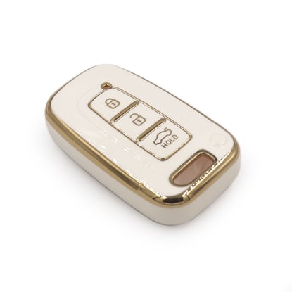 New-Aftermarket-Nano-High-Quality-Cover-For-KIA-Hyundai-Remote-Key-3-Buttons-White-Color---Emirates-Keys