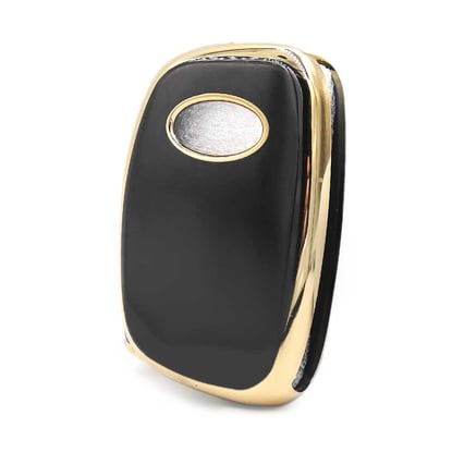 New-Aftermarket-Nano-High-Quality-Cover-For-Hyundai-Type-B-Flip-Remote-Key-3-Buttons-Sedan-Black-Color---Emirates-Keys