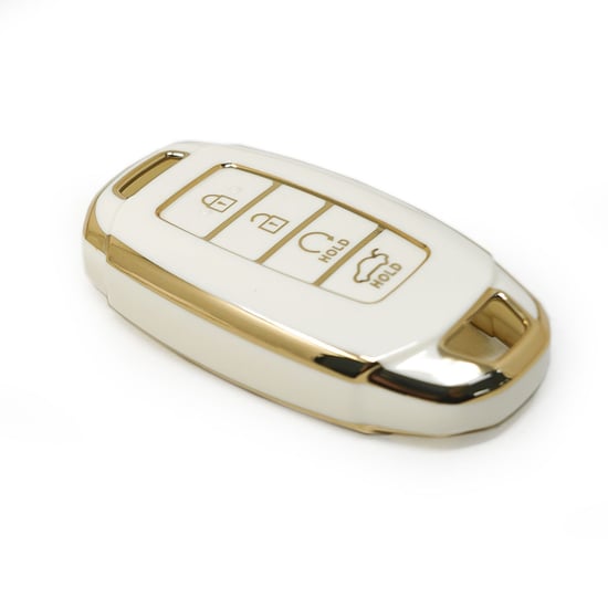 New-Aftermarket-Nano-High-Quality-Cover-For-Hyundai-Remote-Key-4-Buttons-Auto-Start-White-Color----Emirates-Keys