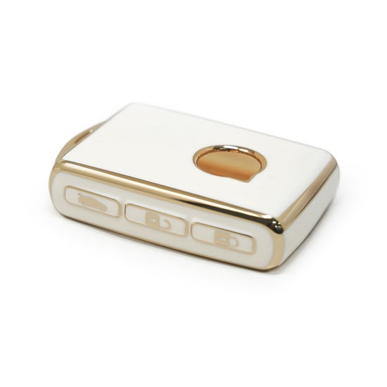 New-Aftermarket-Nano-High-Quality-Cover-For-Volvo-Smart-Remote-Key-White-Color---Emirates-Keys