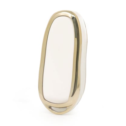 New-Aftermarket-Nano-High-Quality-Cover-For-Tesla-Remote-Key-3-Buttons-White-Color---Emirates-Keys