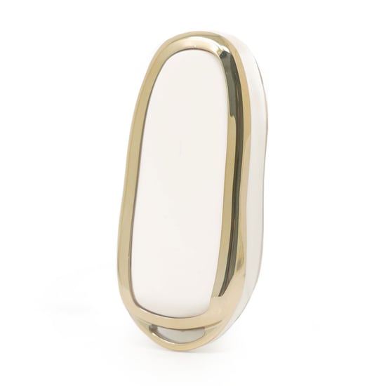 New-Aftermarket-Nano-High-Quality-Cover-For-Tesla-Remote-Key-3-Buttons-White-Color---Emirates-Keys