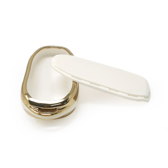 New-Aftermarket-Nano-High-Quality-Cover-For-Tesla-Smart-Remote-Key-3-Buttons-White-Color---Emirates-Keys