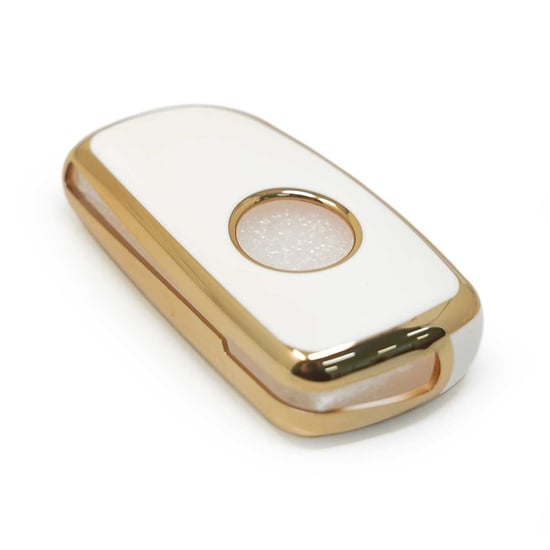 New-Aftermarket-Nano-High-Quality-Cover-For-Nissan-Flip-Remote-Key-3-Buttons-White-Color---Emirates-Keys