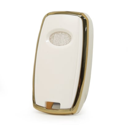 New-Aftermarket-Nano-High-Quality-Cover-For-KIA-Remote-Key-4-Buttons-Auto-Start-SUV-White-Color---Emirates-Keys