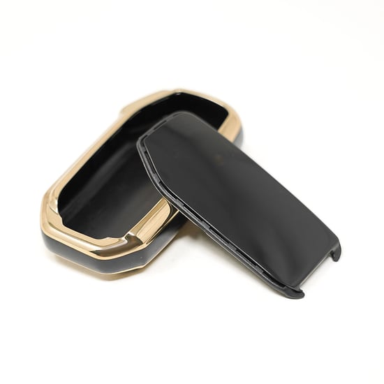 New-Aftermarket-Nano-High-Quality-Cover-For-KIA-2018-2022-Remote-Key-4+1-Buttons-Black-Color---Emirates-Keys