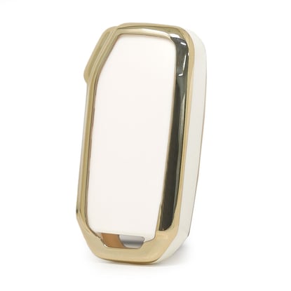 New-Aftermarket-Nano-High-Quality-Cover-For-KIA-2018-2022-Remote-Key-3-Buttons-White-Color---Emirates-Keys
