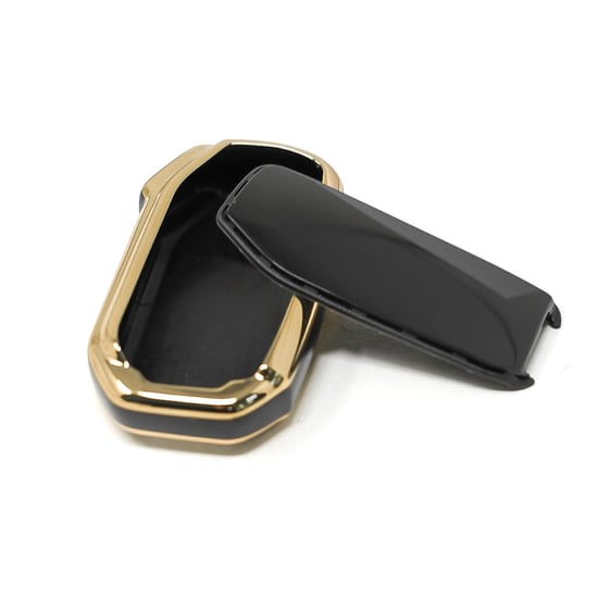 New-Aftermarket-Nano-High-Quality-Cover-For-KIA-2018-2022-Remote-Key-3-Buttons-Black-Color---Emirates-Keys