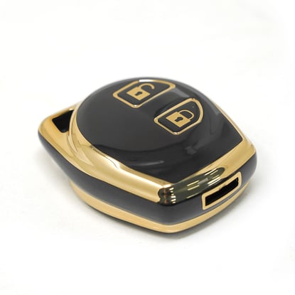 New-Aftermarket-Nano-High-Quality-Cover-For-Suzuki-Remote-Key-2-Buttons-Black-Color---Emirates-Keys