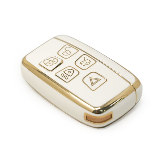 New-Aftermarket-Nano-High-Quality-Cover-For-Range-Rover-Remote-Key-5-Buttons-White-Color---Emirates-Keys