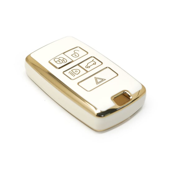 New-Aftermarket-Nano-High-Quality-Cover-For-Land-Rover-Remote-Key-5-Buttons-White-Color---Emirates-Keys