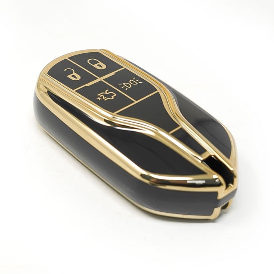 New-Aftermarket-Nano-High-Quality-Cover-For-Maserati-Remote-Key-4-Buttons-Black-Color---Emirates-Keys
