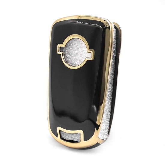 New-Aftermarket-Nano-High-Quality-Cover-For-Opel-Flip-Remote-Key-2-Buttons-Black-Color---Emirates-Keys