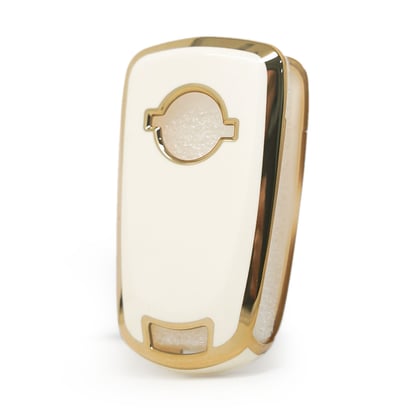 New-Aftermarket-Nano-High-Quality-Cover-For-Opel-Flip-Remote-Key-2-Buttons-White-Color---Emirates-Keys