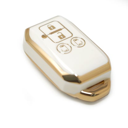 New-Aftermarket-Nano-High-Quality-Cover-For-Suzuki-Remote-Key-4-Buttons-White-Color---Emirates-Keys