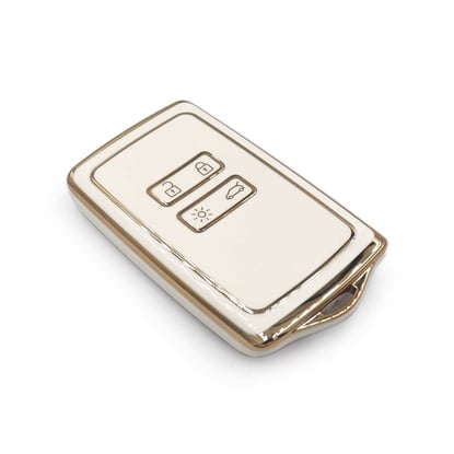 New-Aftermarket-Nano-High-Quality-Cover-For-New-Lexus-Remote-Key-4-Buttons-White-Color---Emirates-Keys