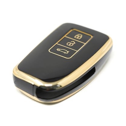 New-Aftermarket-Nano-High-Quality-Cover-For-Lexus-Remote-Key-3-Buttons-Black-Color---Emirates-Keys