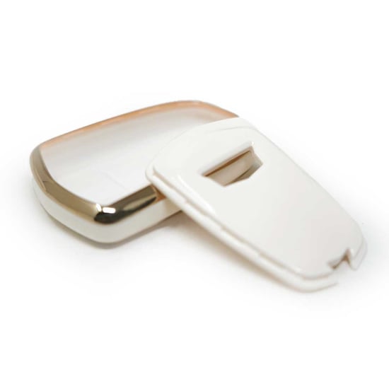 New-Aftermarket-Nano-High-Quality-Cover-For-Cadillac-Remote-Key-3+1-Buttons-White-Color---Emirates-Keys