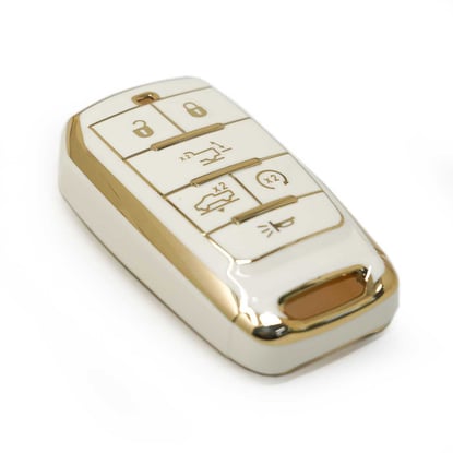 New-Aftermarket-Nano-High-Quality-Cover-For-Jeep-Remote-Key-5+1-Buttons-Pickup-White--Color---Emirates-Keys