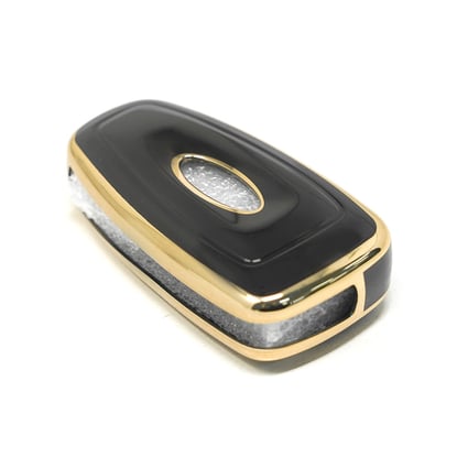 New-Aftermarket-Nano-High-Quality-Cover-For-Ford-Flip-Remote-Key-3-Buttons-Black-Color---Emirates-Keys