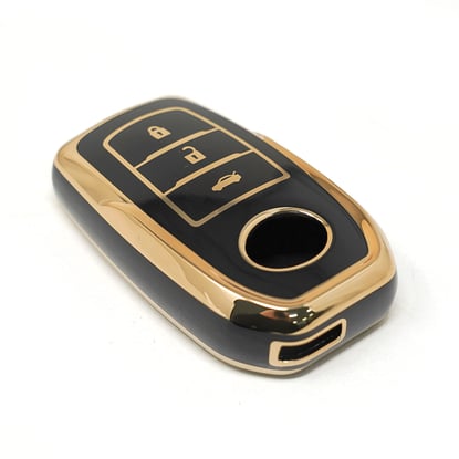New-Aftermarket-Nano-High-Quality-Cover-For-Toyota-Remote-Key-3-Buttons-Black-Color---Emirates-Keys