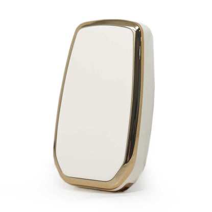 New-Aftermarket-Nano-High-Quality-Cover-For-Toyota-Remote-Key-2-Buttons-White-Color---Emirates-Keys