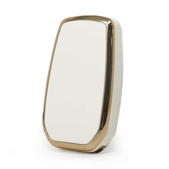 New-Aftermarket-Nano-High-Quality-Cover-For-Toyota-Remote-Key-2-Buttons-White-Color---Emirates-Keys