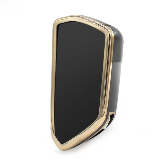 New-Aftermarket-Nano-High-Quality-Cover-For-New-Volkswagen-VW-Flip-Remote-Key-3-Buttons-Black-Color---Emirates-Keys