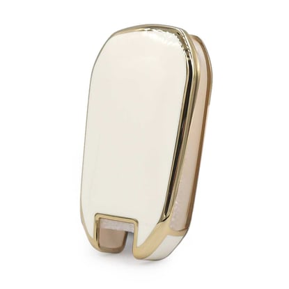 New-Aftermarket-Nano-High-Quality-Cover-For-Peugeot-407-408-Remote-Key-3-Buttons-White-Color---Emirates-Keys