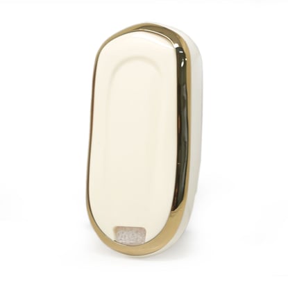 New-Aftermarket-Nano-High-Quality-Cover-For-Buick-Flip-Remote-Key-3+1-Buttons-White-Color---Emirates-Keys