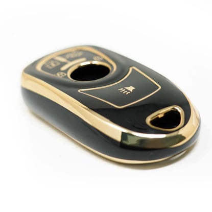 New-Aftermarket-Nano-High-Quality-Cover-For-Buick-Flip-Remote-Key-3+1-Buttons-Black-Color---Emirates-Keys