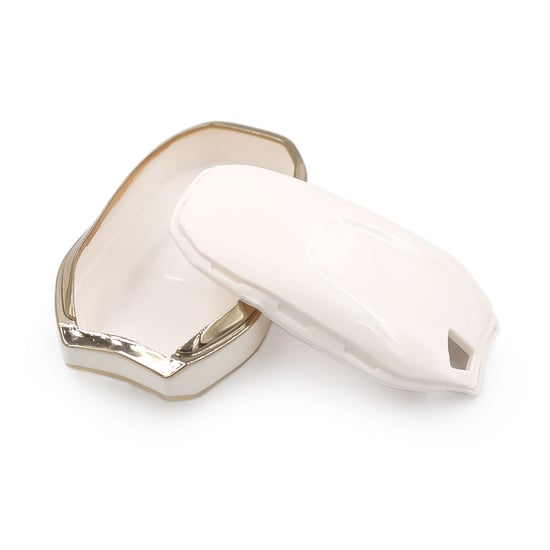 New-Aftermarket-Nano-High-Quality-Cover-For-Peugeot-Citroen-DS-Remote-Key-3-Buttons-White-Color---Emirates-Keys