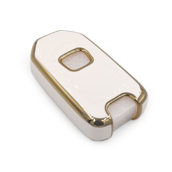 New-Aftermarket-Nano-High-Quality-Cover-For-Honda-Flip-Remote-Key-3-Buttons-White-Color---Emirates-Keys