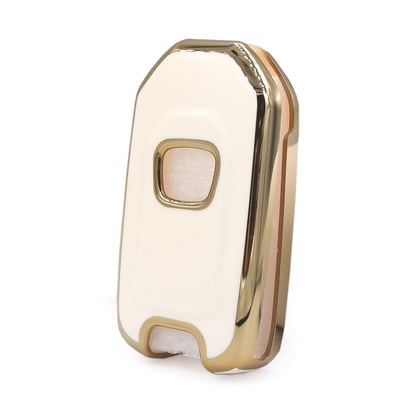 New-Aftermarket-Nano-High-Quality-Cover-For-Honda-Flip-Remote-Key-2-Buttons-White-Color---Emirates-Keys