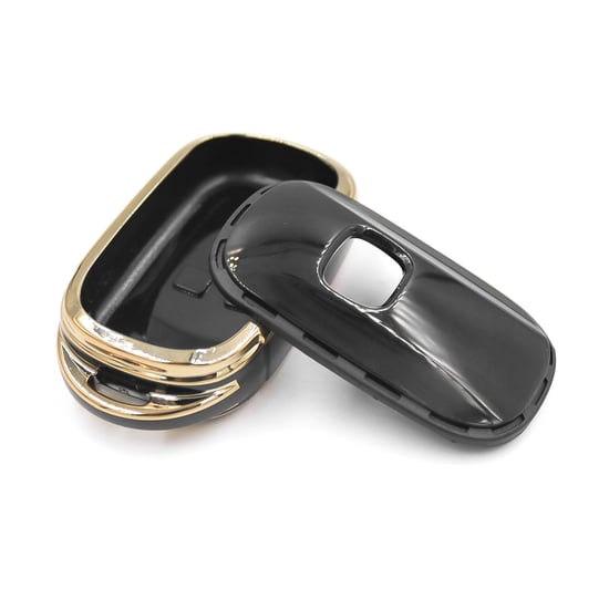 New-Aftermarket-Nano-High-Quality-Cover-For-New-Honda-Remote-Key-4-Buttons-Black-Color---Emirates-Keys