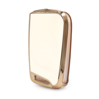 New-Aftermarket-Nano-High-Quality-Cover-For-Volkswagen-VW-Touran-Flip-Remote-Key-3-Buttons-White-Color---Emirates-Keys