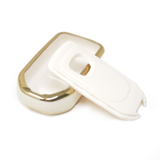New-Aftermarket-Nano-High-Quality-Cover-For-Honda-Remote-Key-4+1-Buttons-Auto-Start-White-Color---Emirates-Keys