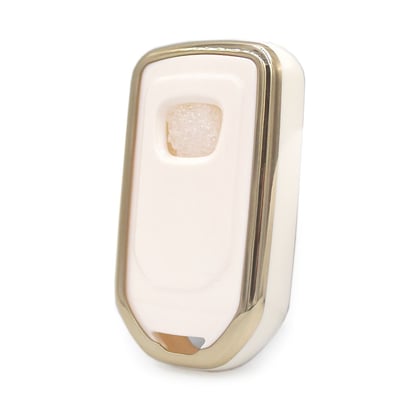 New-Aftermarket-Nano-High-Quality-Cover-For-Honda-Remote-Key-2-Buttons-White-Color---Emirates-Keys