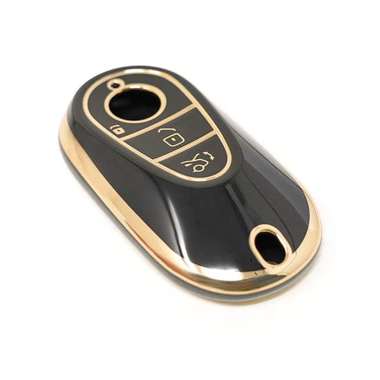 New-Aftermarket-Nano-High-Quality-Cover-For-Mercedes-Benz-S-Class-Remote-Key-3-Buttons-Black-Color---Emirates-Keys