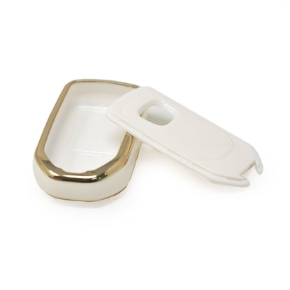 New-Aftermarket-Nano-High-Quality-Cover-For-Honda-Remote-Key-3-Buttons-Auto-Start--White-Color---Emirates-Keys