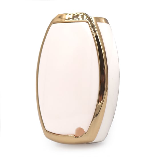 New-Aftermarket-Nano-High-Quality-Cover-For-Mercedes-Benz-Remote-Key-3-Buttons-White-Color---Emirates-Keys