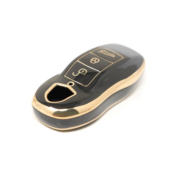 New-Aftermarket-Nano-High-Quality-Cover-For-Porsche-Remote-Key-3-Buttons-Black-Color---Emirates-Keys