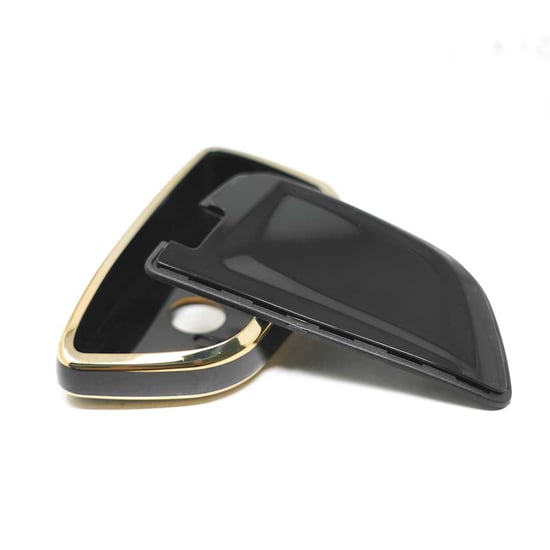 New-Aftermarket-Nano-High-Quality-Cover-For-BMW-CAS4--F-Series-Remote-Key-4-Buttons-Black-Color---Emirates-Keys